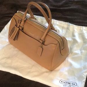 COACH Satchel Leather Handbag